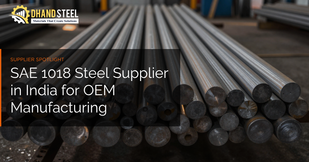 SAE 1018 Steel Supplier in India for OEM Manufacturing
